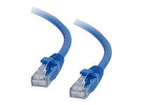 C2G - Cordon de raccordement - RJ-45 (M) pour RJ-45 (M) - 3 m - UTP - CAT 5e - démarré, sans crochet - bleu 82421