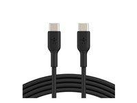 Belkin BOOST CHARGE - Câble USB - 24 pin USB-C (M) pour 24 pin USB-C (M) - 1 m - noir CAB003BT1MBK