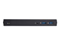 StarTech.com Station d'accueil USB - Réplicateur de ports USB 3.0 - Double affichage DVI avec adaptateurs HDMI et VGA - GbE/Hub USB/Audio - Station d'accueil - USB - DVI - 1GbE - pour P/N: ARMBARDUO, ARMDUAL, ARMDUAL30, ARMSLIMDUO, TB33A1C USB3SDOCKDD