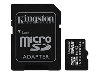 Kingston - Carte mémoire flash (adaptateur microSDHC - SD inclus(e)) - 32 Go - UHS Class 1 / Class10 - microSDHC UHS-I SDCIT/32GB