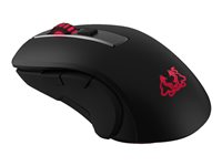 ASUS Cerberus Fortus - Souris - droitiers et gauchers - optique - 6 boutons - filaire - USB - noir 90YH01H1-BAUA00