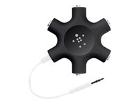 Belkin RockStar - Diviseur pour casques - mini jack stéréo mâle pour mini jack stéréo femelle - noir F8Z274BTBLK