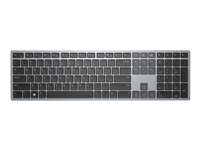 Dell Multi-Device KB700 - Clavier - sans fil - 2.4 GHz, Bluetooth 5.0 - AZERTY - Français - gris - avec 3 ans Service d'échange avancé le jour ouvrable suivant KB700-GY-R-FR