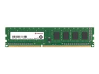 Transcend - DDR3 - module - 2 Go - DIMM 240 broches - 1333 MHz / PC3-10600 - CL9 - 1.5 V - mémoire sans tampon - non ECC - pour ASUS MAXIMUS V FORMULA, MAXIMUS V FORMULA/ THUNDERFX; Dell Vostro 260; Gigabyte GA-B85 TS256MLK64V3N