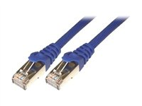 MCL - Cordon de raccordement - RJ-45 (M) pour RJ-45 (M) - 20 m - paire torsadée écrantée (F/UTP) - CAT 6 - moulé, sans crochet, bloqué - bleu FCC6BM-20M/B