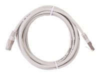 Uniformatic - Cordon de raccordement - RJ-45 (M) pour RJ-45 (M) - 3 m - FTP - CAT 5e - moulé, bloqué - gris 20103