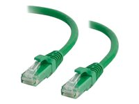 C2G - Cordon de raccordement - RJ-45 (M) pour RJ-45 (M) - 3 m - UTP - CAT 6a - démarré, sans crochet - vert 82511