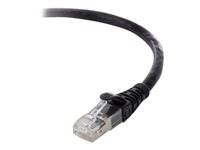 Belkin 10G - Cordon de raccordement - RJ-45 (M) pour RJ-45 (M) - 2.1 m - CAT 6a - moulé, sans crochet, bloqué - noir - B2B F2CP003-07BK-LS