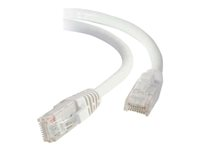 C2G - Cordon de raccordement - RJ-45 (M) pour RJ-45 (M) - 5 m - UTP - CAT 5e - démarré, sans crochet - blanc 82446