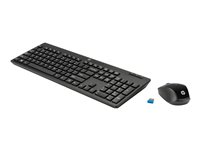 HP 200 - Ensemble clavier et souris - sans fil - RF, 2.4 GHz - France - pour OMEN by HP 15, 17; OMEN X by HP 15; HP 15; Envy 13; Pavilion 13, 14; Pavilion Gaming 15 Z3Q63AA#ABF