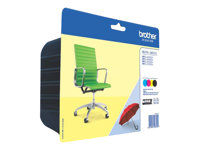 Brother LC229XL Value-Pack - Pack de 4 - noir, jaune, cyan, magenta - original - coque avec sécurité - cartouche d'encre - pour Brother MFC-J5320DW, MFC-J5520DW, MFC-J5620DW, MFC-J5625DW, MFC-J5720DW LC229XLVALBPDR