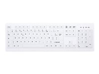 Active Key MedicalKey AK-C8100 - Clavier - sans fil - 2.4 GHz - AZERTY - Français - blanc AK-C8100F-FUS-W/FR