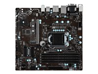 MSI B250M PRO-VDH - Carte-mère - micro ATX - Socket LGA1151 - B250 - USB 3.1 Gen 1, USB-C Gen1 - Gigabit LAN - carte graphique embarquée (unité centrale requise) - audio HD (8 canaux) B250M PRO-VDH