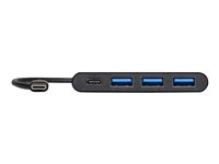 PORT Connect - Concentrateur (hub) - 3 x SuperSpeed USB 3.0 + 1 x USB-C - de bureau 900122