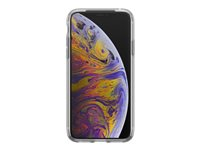 OtterBox Clearly Protected Skin - Coque de protection pour téléphone portable - polyuréthanne thermoplastique (TPU) - clair - pour Apple iPhone X, XS 77-59678