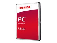 Toshiba P300 Desktop PC - Disque dur - 3 To - interne - 3.5" - SATA 6Gb/s - 7200 tours/min - mémoire tampon : 64 Mo HDWD130UZSVA