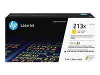 HP 213X - À rendement élevé - jaune - original - LaserJet - cartouche de toner (W2132X) - pour Color LaserJet Enterprise 5700dn, 6700dn, MFP 6800dn W2132X