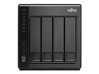 Fujitsu CELVIN NAS QE807 - Serveur NAS - 4 Baies - 16 To - SATA 6Gb/s - HDD 4 To x 4 - RAID 0, 1, 5, 6, 10, JBOD, disque de réserve 5, 6 disques de secours, disque de réserve 10, disque de réserve 1 - RAM 1 Go - Gigabit Ethernet - iSCSI S26341-F108-L844