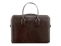 Mobilis Origine Briefcase - Sacoche pour ordinateur portable - 11" - 14" - brun 042026