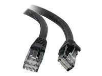 C2G Cat5e Booted Unshielded (UTP) Network Patch Cable - Cordon de raccordement - RJ-45 (M) pour RJ-45 (M) - 5 m - UTP - CAT 5e - moulé, sans crochet, bloqué - noir 83185