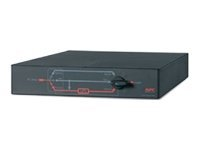 APC Panneau de contournement de service - Bypass switch (rack-montable) - CA 200/208/240 V - connecteurs de sortie : 4 - 2U - 19" - noir - pour Smart-UPS 3000VA, 3000VA USB & Serial, 3000VA XL, 5000VA, 5000VA XL SBP5000RMT2U