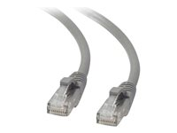 C2G - Cordon de raccordement - RJ-45 (M) pour RJ-45 (M) - 5 m - UTP - CAT 5e - démarré, sans crochet - gris 82452