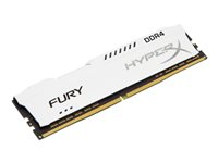 HyperX FURY - DDR4 - 16 Go: 2 x 8 Go - DIMM 288 broches - 2666 MHz / PC4-21300 - CL16 - 1.2 V - mémoire sans tampon - non ECC - blanc HX426C16FW2K2/16