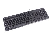 Uniformatic - Clavier - USB - AZERTY - noir 82112