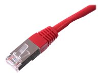 Uniformatic - Cordon de raccordement - RJ-45 (M) pour RJ-45 (M) - 1 m - SFTP - CAT 6a - sans halogène, moulé, bloqué - rouge 26381