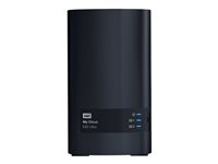 WD My Cloud EX2 Ultra WDBVBZ0000NCH - Dispositif de stockage personnel dans le nuage - 2 Baies - RAID RAID 0, 1, JBOD - RAM 1 Go - Gigabit Ethernet - iSCSI support WDBVBZ0000NCH-EESN
