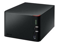 BUFFALO LinkStation 441D - Serveur NAS - 4 Baies - 4 To - SATA 3Gb/s - HDD 1 To x 4 - RAID 0, 1, 5, 10, JBOD - RAM 512 Mo - Gigabit Ethernet LS441D0404-EU