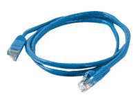 C2G Cat5e Booted Unshielded (UTP) Network Patch Cable - Cordon de raccordement - RJ-45 (M) pour RJ-45 (M) - 100 m - UTP - CAT 5e - moulé, sans crochet, bloqué - bleu 83172