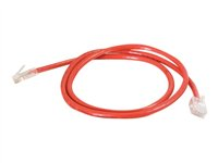 C2G Câble de raccordement réseau croisé non amorcé non blindé (UTP) Cat5e - Câble inverseur - RJ-45 (M) pour RJ-45 (M) - 5 m - UTP - CAT 5e - bloqué, uniboot - rouge 83336