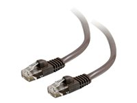 C2G Cat5e Booted Unshielded (UTP) Network Patch Cable - Cordon de raccordement - RJ-45 (M) pour RJ-45 (M) - 2 m - UTP - CAT 5e - moulé, sans crochet, bloqué - brun 83675