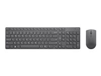 Lenovo Professional Ultraslim Combo - Ensemble clavier et souris - sans fil - 2.4 GHz - Français - gris de fer - pour ThinkCentre M90n-1 IoT; ThinkPad P1 (2nd Gen); X1 Carbon (7th Gen); X1 Extreme (2nd Gen) 4X30T25789