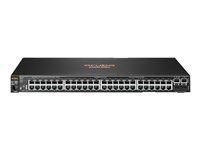 HPE Aruba 2530-48 - Commutateur - Géré - 48 x 10/100 + 2 x Gigabit SFP + 2 x 10/100/1000 - de bureau, Montable sur rack, fixation murale J9781A#ABB