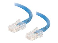 C2G Câble de raccordement réseau croisé non amorcé non blindé (UTP) Cat5e - Câble inverseur - RJ-45 (M) pour RJ-45 (M) - 2 m - UTP - CAT 5e - bloqué, uniboot - bleu 83300