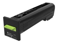 Lexmark - À rendement extrêmement élevé - noir - original - cartouche de toner LCCP, LRP - pour Lexmark CS820, CX820, CX825, CX860 72K2XK0