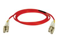 Tripp Lite 5M Duplex Multimode 62.5/125 Fiber Optic Patch Cable Red LC/LC 16' 16ft 5 Meter - Cordon de raccordement - LC multi-mode (M) pour LC multi-mode (M) - 5 m - fibre optique - duplex - 62,5 / 125 microns - rouge N320-05M-RD