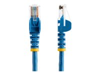 StarTech.com Câble réseau Cat5e UTP sans crochet de 2 m - Cordon Ethernet RJ45 anti-accroc - Câble patch - M/M - Bleu - Cordon de raccordement - RJ-45 (M) pour RJ-45 (M) - 2 m - UTP - CAT 5e - moulé, sans crochet - bleu 45PAT2MBL