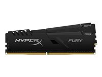 HyperX FURY - DDR4 - kit - 16 Go: 2 x 8 Go - DIMM 288 broches - 3466 MHz / PC4-27700 - CL16 - 1.35 V - mémoire sans tampon - non ECC - noir HX434C16FB3K2/16