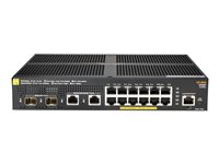 HPE Aruba 2930F 12G PoE+ 2G/2SFP+ - Commutateur - C3 - Géré - 12 x 10/100/1000 (PoE+) + 2 x 1 gigabit/10 gigabit SFP+ (liaison montante) + 2 x 10/100/1000 - Montable sur rack - PoE+ (139 W) JL693A#ABB