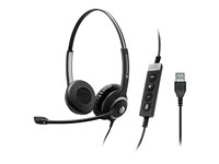 Sennheiser Circle SC 260 USB CTRL II - Micro-casque - sur-oreille - filaire - Suppresseur de bruit actif - USB - noir 506481