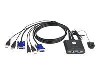 ATEN CS22U - Commutateur KVM - 2 x KVM port(s) - 1 utilisateur local - de bureau 71102