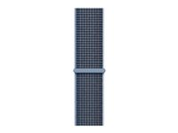 Apple - Bracelet de montre pour montre intelligente - 45 mm - 145 - 220 mm - bleu tempête MPLG3ZM/A