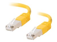 C2G - Cordon de raccordement - RJ-45 (M) pour RJ-45 (M) - 30 m - STP - CAT 5e - moulé, bloqué - jaune 83818