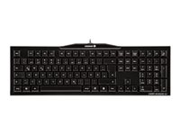 CHERRY MX-Board 3.0 - Clavier - USB - français - commutateur à clé : CHERRY MX Red - noir G80-3850LYDFR-2