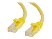 C2G - Cordon de raccordement - RJ-45 (M) pour RJ-45 (M) - 3 m - UTP - CAT 6a - démarré, sans crochet - jaune 82523