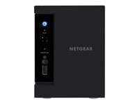 NETGEAR ReadyNAS 212 - Serveur NAS - 2 Baies - 4 To - SATA 3Gb/s - HDD 2 To x 2 - RAID 0, 1, 5, 6, 10, JBOD - RAM 2 Go - Gigabit Ethernet - iSCSI RN212D22-100NES