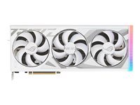 ASUS ROG Strix GeForce RTX 4080 - OC Edition - carte graphique - GeForce RTX 4080 - 16 Go GDDR6X - PCIe 4.0 - 2 x HDMI, 3 x DisplayPort - blanc 90YV0IC3-M0NA00